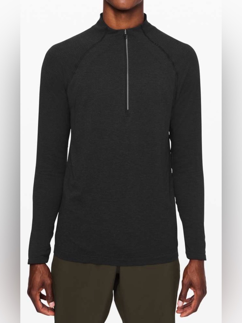 Lululemon Metal Vent Tech 1/2 Zip 2.0, size L,Deep Coal/Black
#187